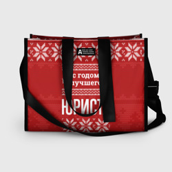 Сумка-шоппер 3D С годом лучшего юриста с оленями