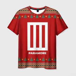 Мужская футболка 3D Paramore new year