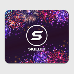 Прямоугольный коврик для мышки Праздничный Skillet