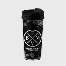 Термокружка-непроливайка Снежный Bullet For My Valentine