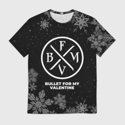 Мужская футболка 3D Снежный Bullet For My Valentine