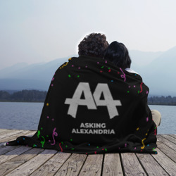 Плед 3D Asking Alexandria конфети - фото 2