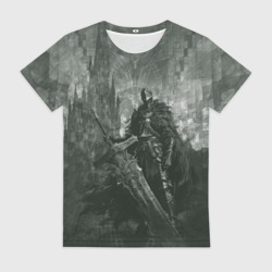 Женская футболка 3D Рыцарь с большим мечом