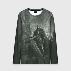 Мужской лонгслив 3D Рыцарь с большим мечом