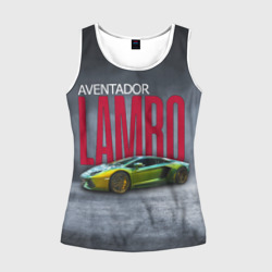 Женская майка 3D Итальянский гиперкар Lambo Aventador