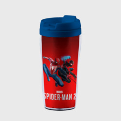Термокружка-непроливайка Два паука Marvel spider man 2