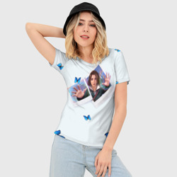 Женская футболка 3D Slim Life is strange: double exposure  - фото 2