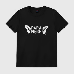Мужская футболка хлопок Paramore - logo