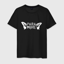 Мужская футболка хлопок Paramore - logo