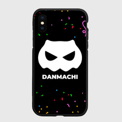Чехол для iPhone XS Max матовый DanMachi конфети