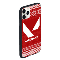 Чехол для iPhone 11 Pro Max матовый Новогодний Valorant - фото 2