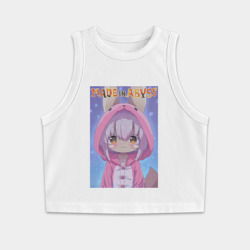 Женская укороченная майка-топ хлопок Nanachi in the pajama