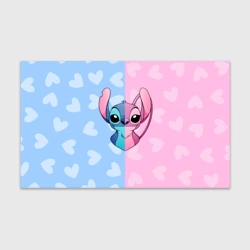 Бумага для упаковки 3D Стич и Ангел