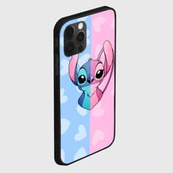 Чехол для iPhone 12 Pro Max Стич и Ангел - фото 2