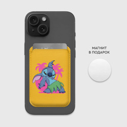 Картхолдер Magsafe магнитный Танец Стича - фото 2