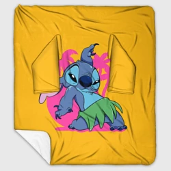 Плед с рукавами Танец Стича