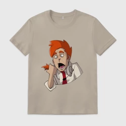 Мужская футболка хлопок Нервный диспетчер из Каламбур: Крутое пике