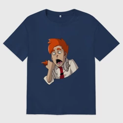 Мужская футболка хлопок Oversize Нервный диспетчер из Каламбур: Крутое пике