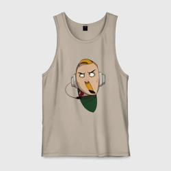 Мужская майка хлопок Заикающийся радист Морзе из Каламбур: Крутое пике 