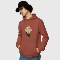 Мужская толстовка хлопок Заикающийся радист Морзе из Каламбур: Крутое пике  - фото 2