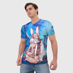 Мужская футболка 3D Nanachi in night forest  - фото 2