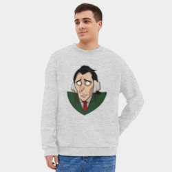 Мужской свитшот oversize без начеса хлопок Дринкинс из Каламбур: Крутое пике - фото 2