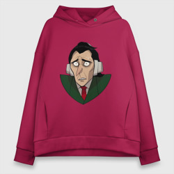 Женское худи Oversize хлопок Дринкинс из Каламбур: Крутое пике