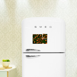 Магнитный плакат 3Х2 Новогодние игрушки на ветках - фото 2