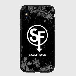 Чехол для iPhone XS Max матовый Снежный Sally Face