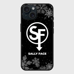 Чехол силиконовый для Apple iPhone 15 матовый Снежный Sally Face