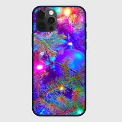 Чехол для iPhone 12 Pro Новогоднее свечение гирлянд
