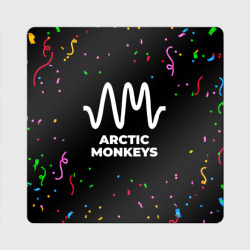Магнит виниловый Квадрат Arctic Monkeys конфети