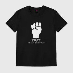 Мужская футболка хлопок Rage Against the Machine - logo