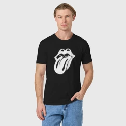Мужская футболка хлопок Rolling Stones - white logo - фото 2