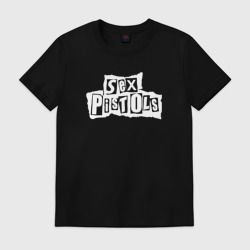 Мужская футболка хлопок Sex Pistols - logo