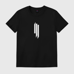 Мужская футболка хлопок Skrillex - logo