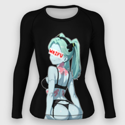 Женский рашгард 3D Rebecca waifu - Cyberpunk 