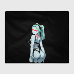 Плед 3D Rebecca waifu - Cyberpunk 