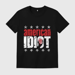 Мужская футболка хлопок Green Day - american idiot 