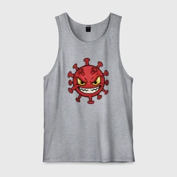 Мужская майка хлопок Коварный вирус