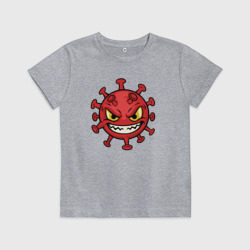 Детская футболка хлопок Коварный вирус