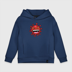Детское худи Oversize хлопок Смеющийся вирус