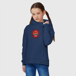 Детское худи Oversize хлопок Смеющийся вирус - фото 2
