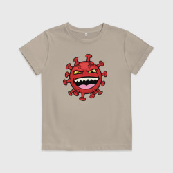 Детская футболка хлопок Смеющийся вирус