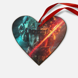 Деревянная игрушка Сердце Battlefield солдат