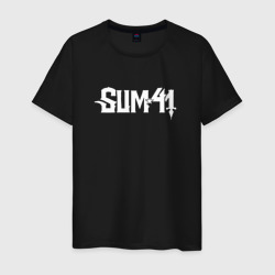 Мужская футболка хлопок Sum41 - logo