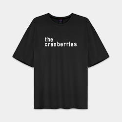 Женская футболка Oversize хлопок premium The Cranberries - logo