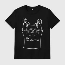 Мужская футболка хлопок Cranberries - cat rock