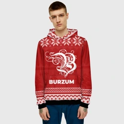 Мужская толстовка 3D Новогодний Burzum - фото 2