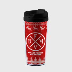 Термокружка-непроливайка Новогодний Bullet For My Valentine с оленями